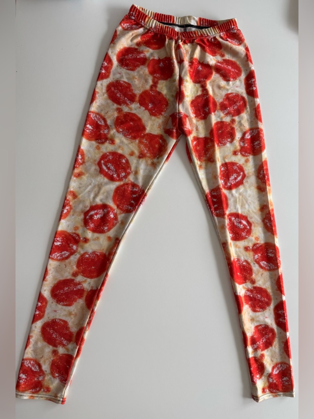 PIZZA Realistic Print Leggings